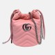 구찌 2020 GG 마몬트 미니 여성용 버킷 체인 숄더백, 575163,GUB1153,19CM,핑크