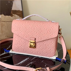 루이비통 2021 여성용 레더 토트백/숄더백,25cm,핑크